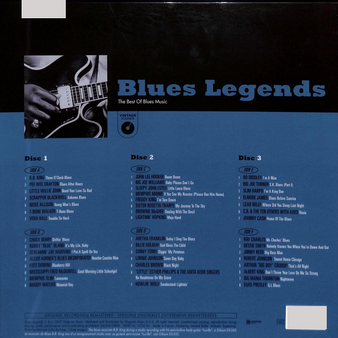 Vinyl Record Various Artists - Blues Legends (Box) - 3LP - img.1