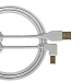 Cable UDG Ultimate Audio Cable USB-A - USB-B 2m Angled White - img.0