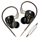 - img.0 In-ear headphones KZ DQS with mic Black - img.0