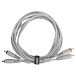 Cable UDG Ultimate Audio Cable Set 2RCA - 2RCA Straight 3m White - img.0