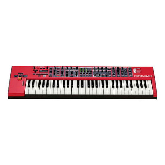 Synthesizer Clavia Nord Wave 2 Red - img.0