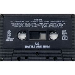 Сassette Tape U2 - Rattle And Hum