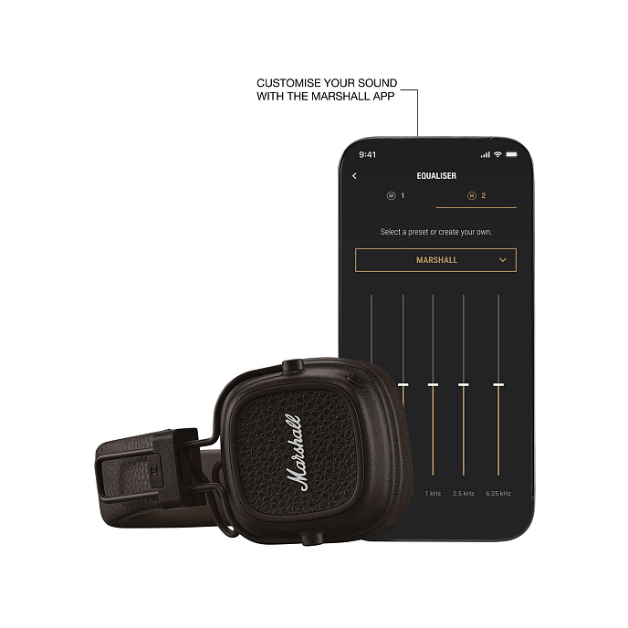 Wireless Headphones Marshall Major V Brown - img.2