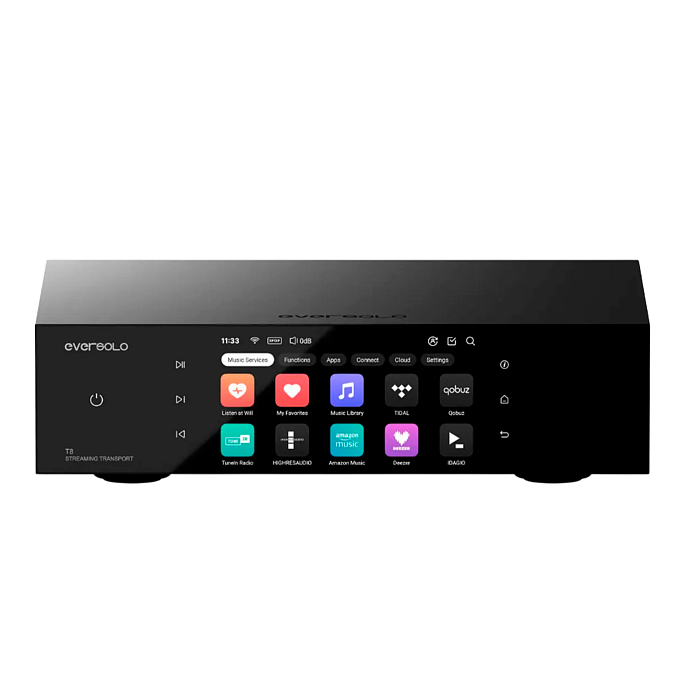 Network Audio Player Eversolo T8 Streaming Transport Black - img.0
