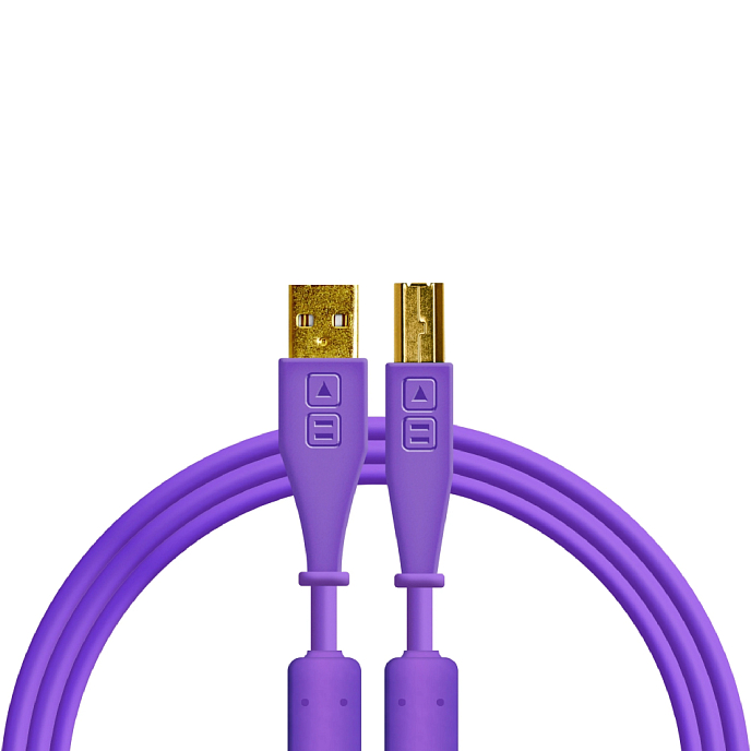 Cable DJTT Chroma Cables USB-A - USB-B Straight Purple 1.5m - img.0