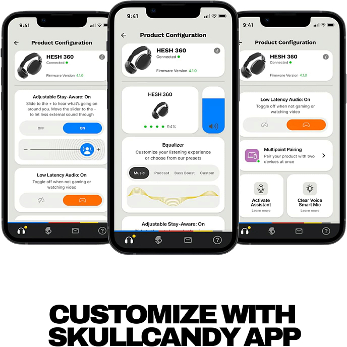 Wireless Headphones Skullcandy Hesh 360 True Black - img.12