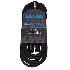 Cable ENOVA EC-A1-XLFM-15 Black XLR(f) - XLR(m) 15m