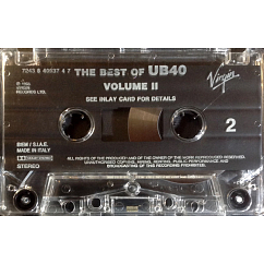 Сassette Tape UB40 - The Best Of UB 40 Volume Two