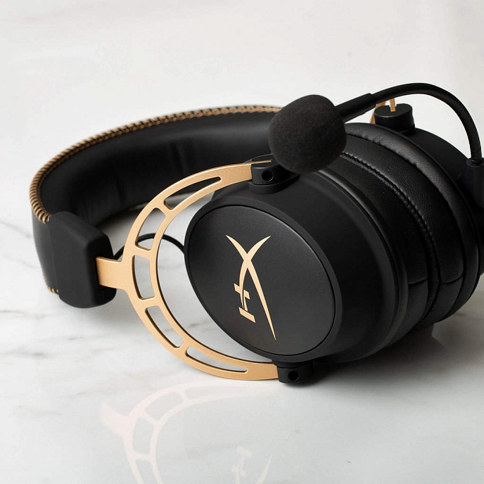 Gaming headset HyperX Cloud Alpha Gold - img.1