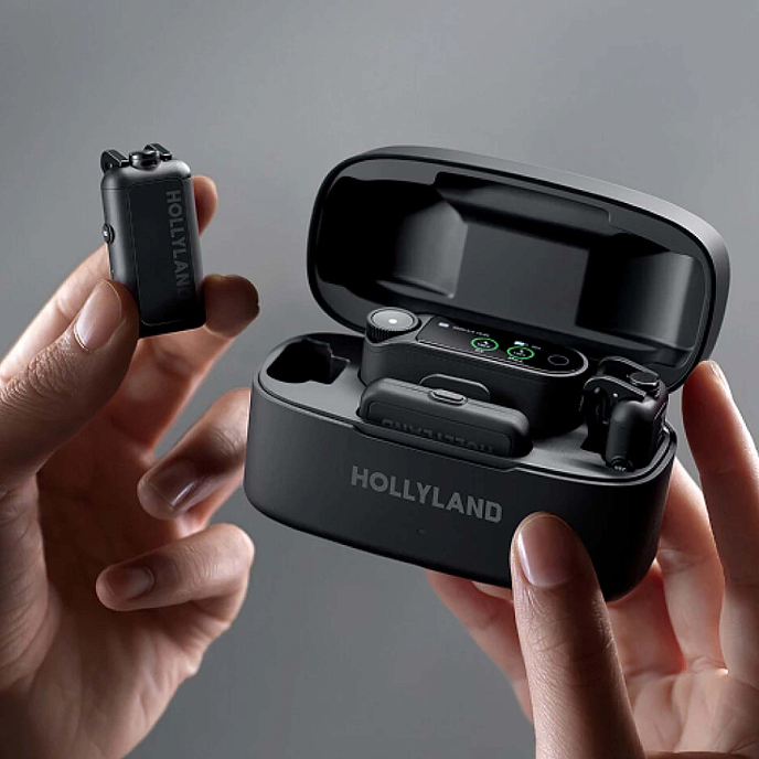 Wireless microphone Hollyland Lark Max 2 Ultimate Combo Black - img.3