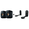 KEF LSX II Carbon Black + KEF B1 Wall Bracket Black