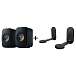 Kit KEF LSX II Carbon Black + KEF B1 Wall Bracket Black - img.0