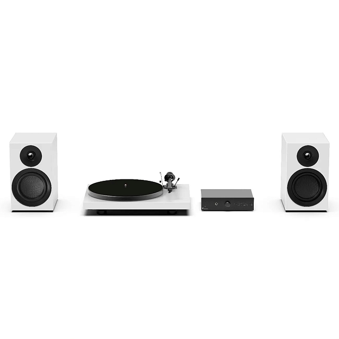 Kit Pro-Ject Colourful Audio System E Satin White - img.0