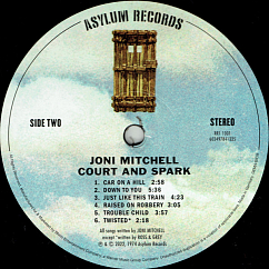 Vinyl Record Joni Mitchell - Court And Spark LP
