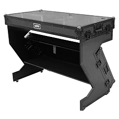Table UDG Ultimate Flight Case Portable Z-Style DJ Table Plus Black