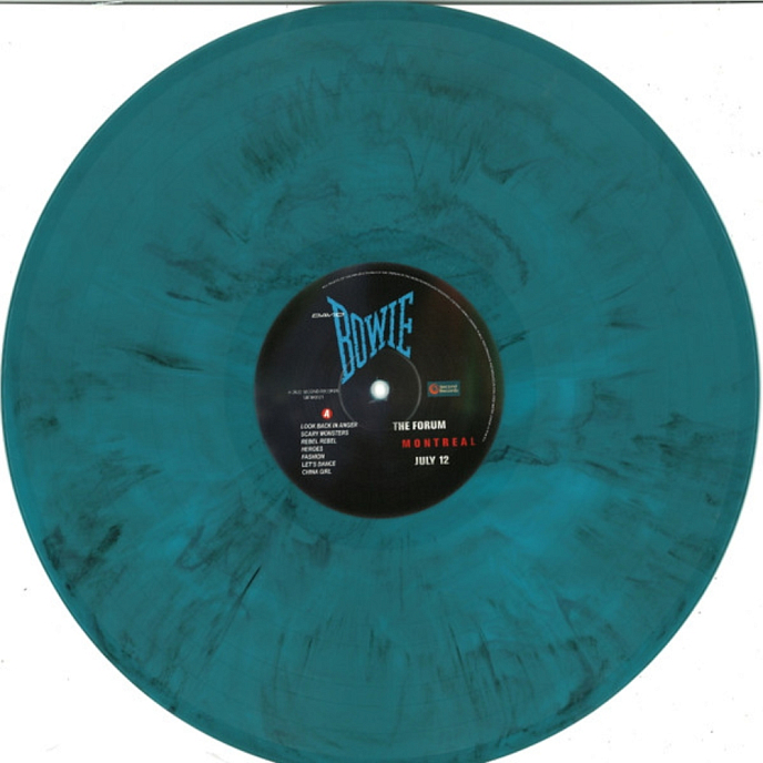 Vinyl Record David Bowie – Live At The Forum In Montreal July 12, 1983 (Green Marbled) - 2LP - img.3