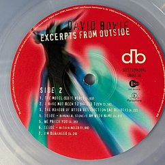 Vinyl Record David Bowie - Excerpts From Outside (The Nathan Adler Diaries: A Hyper Cycle) (RSD, Limited Edition, Crystal Clear) LP