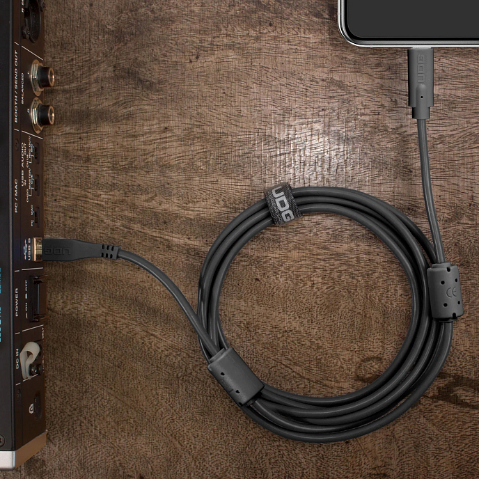 Cable UDG Ultimate Audio Cable USB-C - USB-B Straight 1.5m Black - img.3