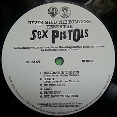 Vinyl Record Sex Pistols - Never Mind The Bollocks Heres The Sex Pistols LP