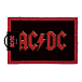 Floor mat Pyramid AC/DC Logo (Doormat) Black/Red - img.0 Floor mat Pyramid AC/DC Logo (Doormat) Black/Red - img.0