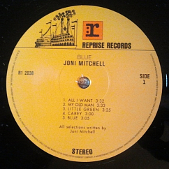 Vinyl Record Joni Mitchell - Blue LP