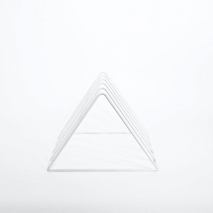 Vinyl record stand MJI Audio Vinyl Records Holder R25A White - img.3