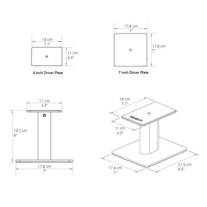 Speaker stand Kanto SP6HD Black - img.2