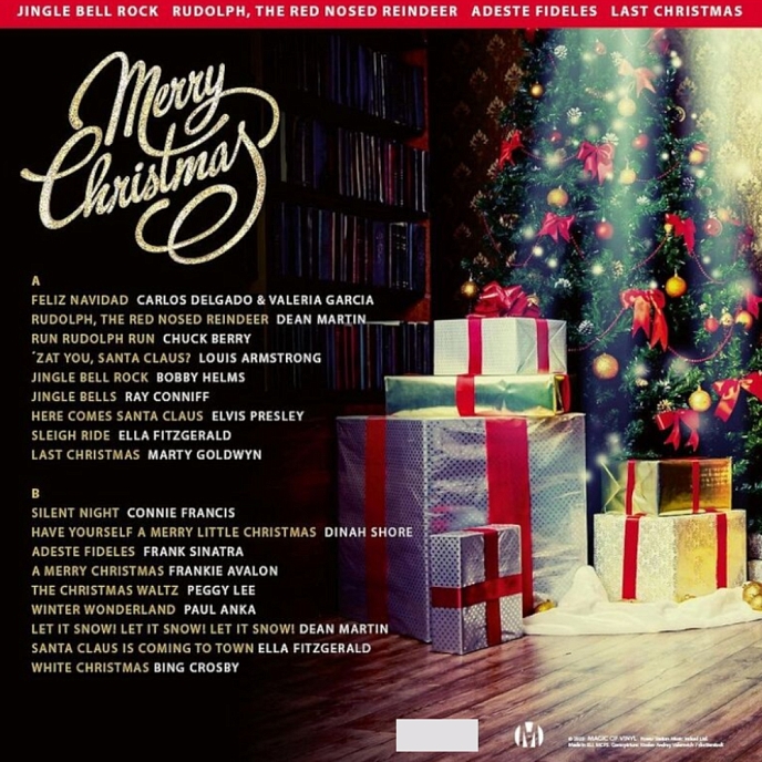 Vinyl Record Various Artists - Merry Christmas (Santa) (Limited Edition Red Vinyl) LP - img.3