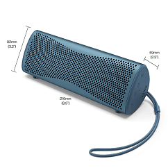 Portable speaker KEF Muo Blue Aura
