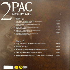 Vinyl Record 2Pac - Live My Life (Gold Vinyl) LP