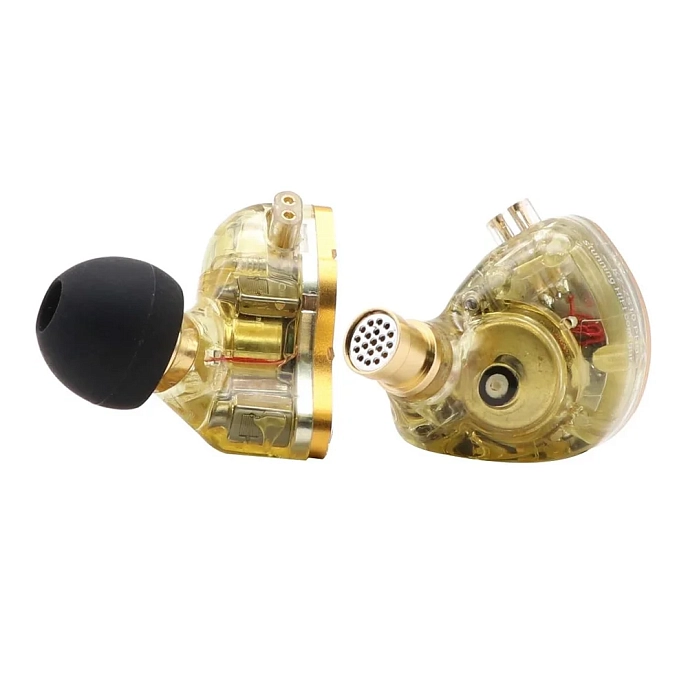 In-ear headphones KZ ZS10 Pro with Mic Glare Gold - img.3