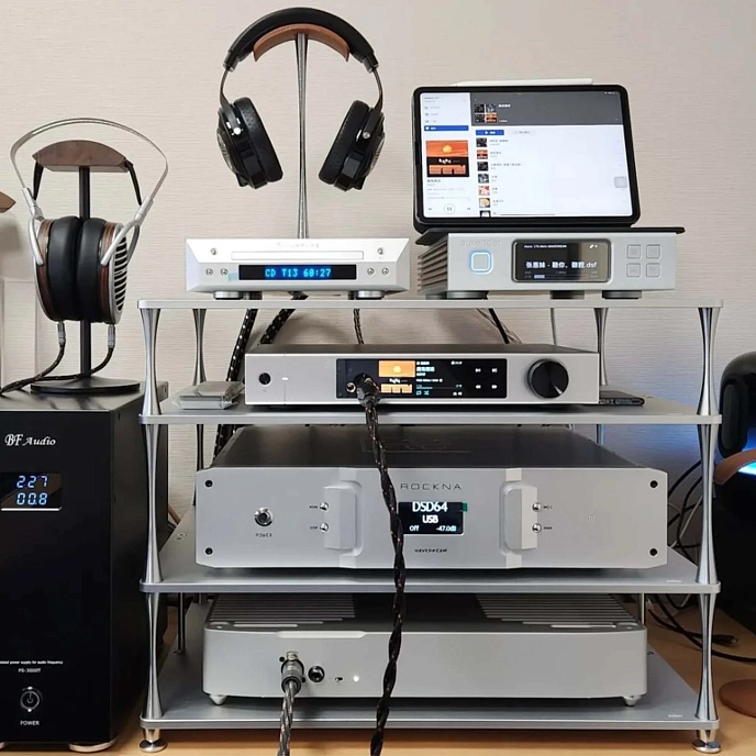 Headphone stand ddHiFi HS550 HiFi Rack Black (2cm + 12cm + 18cm) - img.8