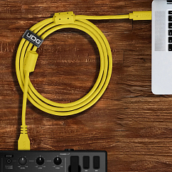 Cable UDG Ultimate Audio Cable USB-C - USB-A Straight 1.5m Yellow