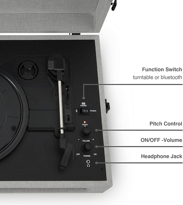Turntable Crosley Voyager Plus Gray - img.1