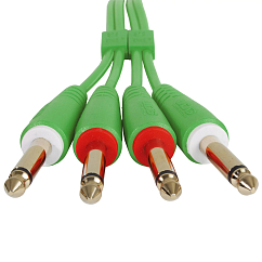 Cable UDG Ultimate Audio Cable Set 2Jack 6.3mm - 2Jack 6.3mm Straight 3m Green