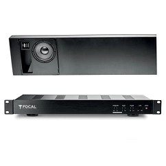 Kit Focal 100 IW SUB 8 + 100 IW SUB 8 Amp Black