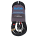- img.0 Cable ENOVA EC-A3-CLMPLM-3 Black 2x6.3мм - 2RCA(m) 3m - img.0