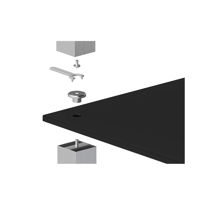 Hi-Fi Stand NorStone Square HiFi Black - img.1