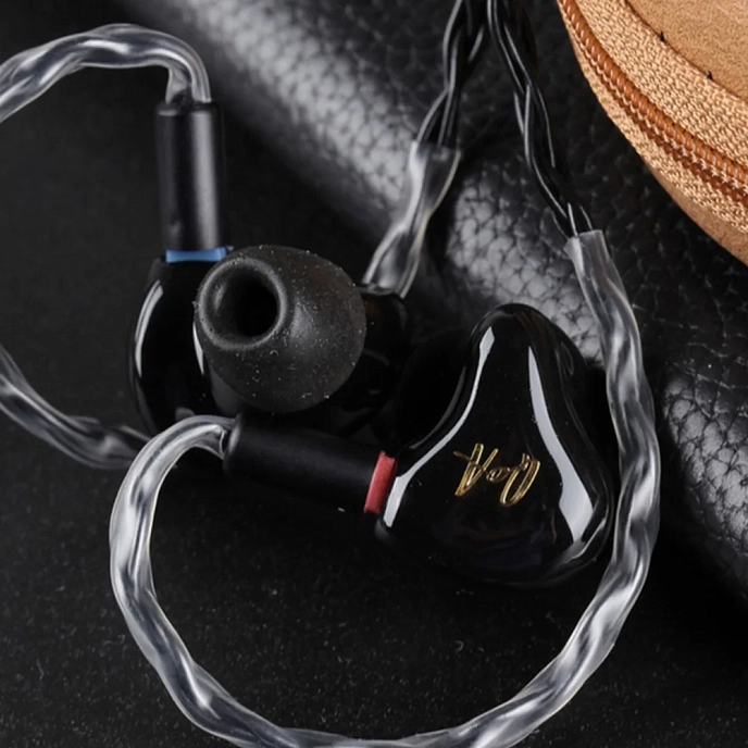 IEMs headphones Queen Of Audio Pink Lady Black - img.8