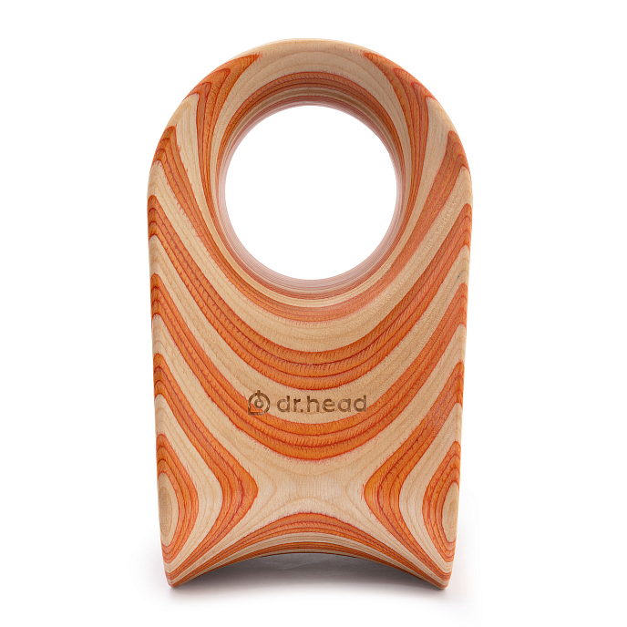 Headphone stand Dr.Head Under Wood Typhoon 1 Natural Orange - img.0