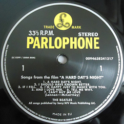 Vinyl Record The Beatles - A Hard Day's Night
