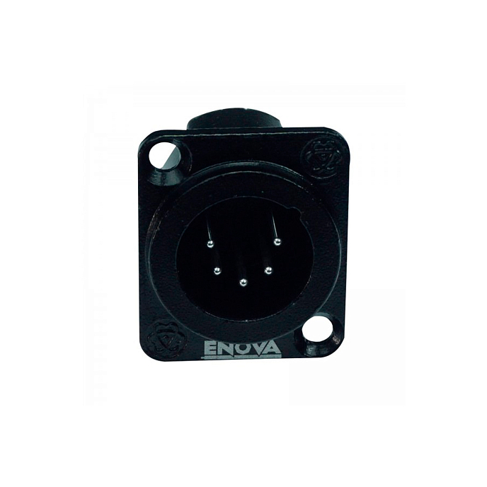 Connector ENOVA XL15MB Black XLR(m) 5-pin chassis - img.0