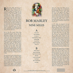 Vinyl Record Bob Marley - Nine Miles (Limited Edition Yellow) LP