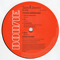 Vinyl Record David Bowie - Young Americans