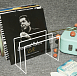 Vinyl record stand MJI Audio Vinyl Records Holder R25 White - img.6
