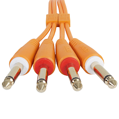 Cable UDG Ultimate Audio Cable Set 2Jack 6.3mm - 2Jack 6.3mm Straight 1.5m Orange
