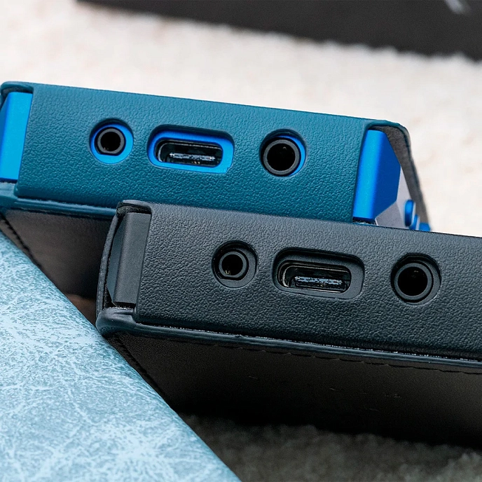 Player Case Hidizs AP80 Pro-X Leather Case Black - img.4