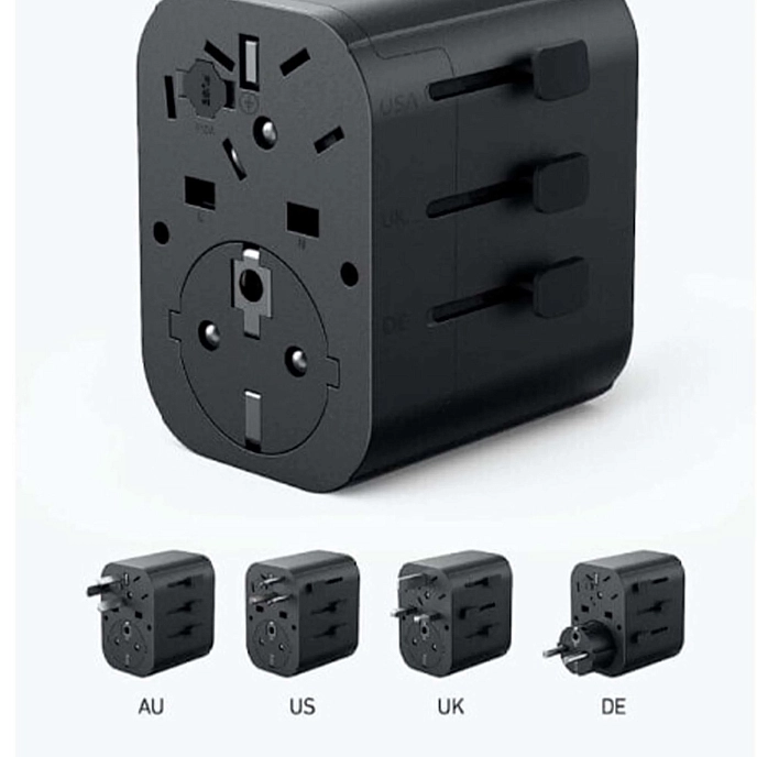 Battery charger Anker PowerExtend USB-C Travel Adapter 30W Black - img.1