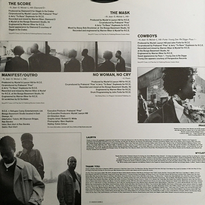 Vinyl Record Fugees - The Score 2LP - img.2