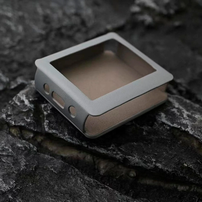 Player Case Hidizs AP80 Pro-X Leather Case Grey - img.2